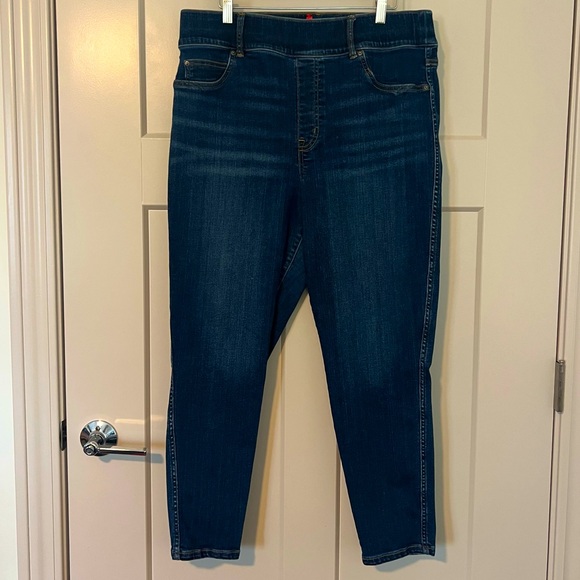 SPANX Ankle Skinny Jeans Size 1X Midnight Shade (Style 20342R) - Picture 1 of 10